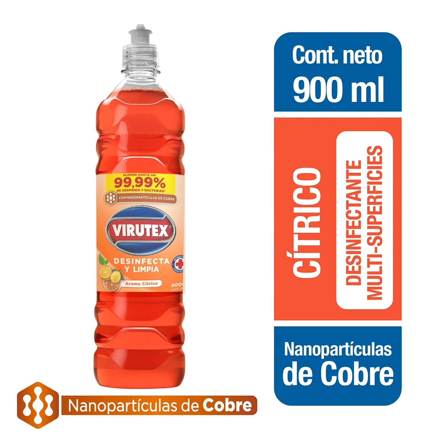 Desinfecta Y Limpia Citrico Virutex 900 Ml