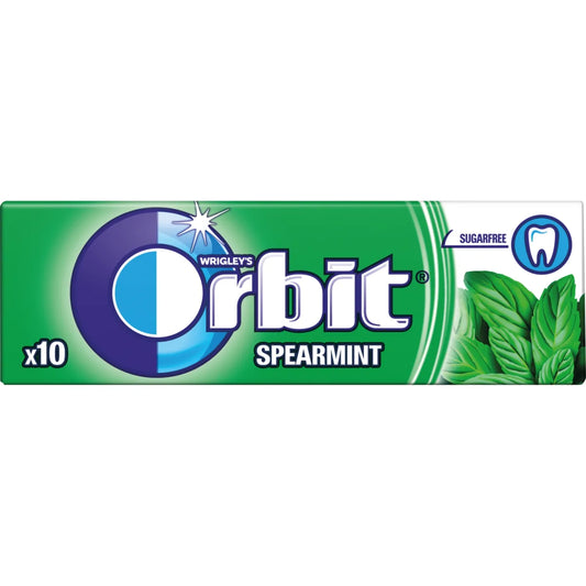 Chicles Orbit Spearmint 10un 14g