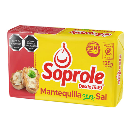 Mantequilla Con Sal Soprole 125g