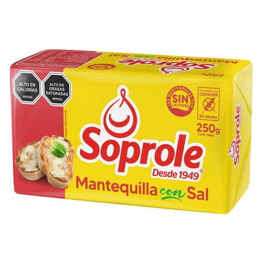 Mantequilla Con Sal Soprole 250g