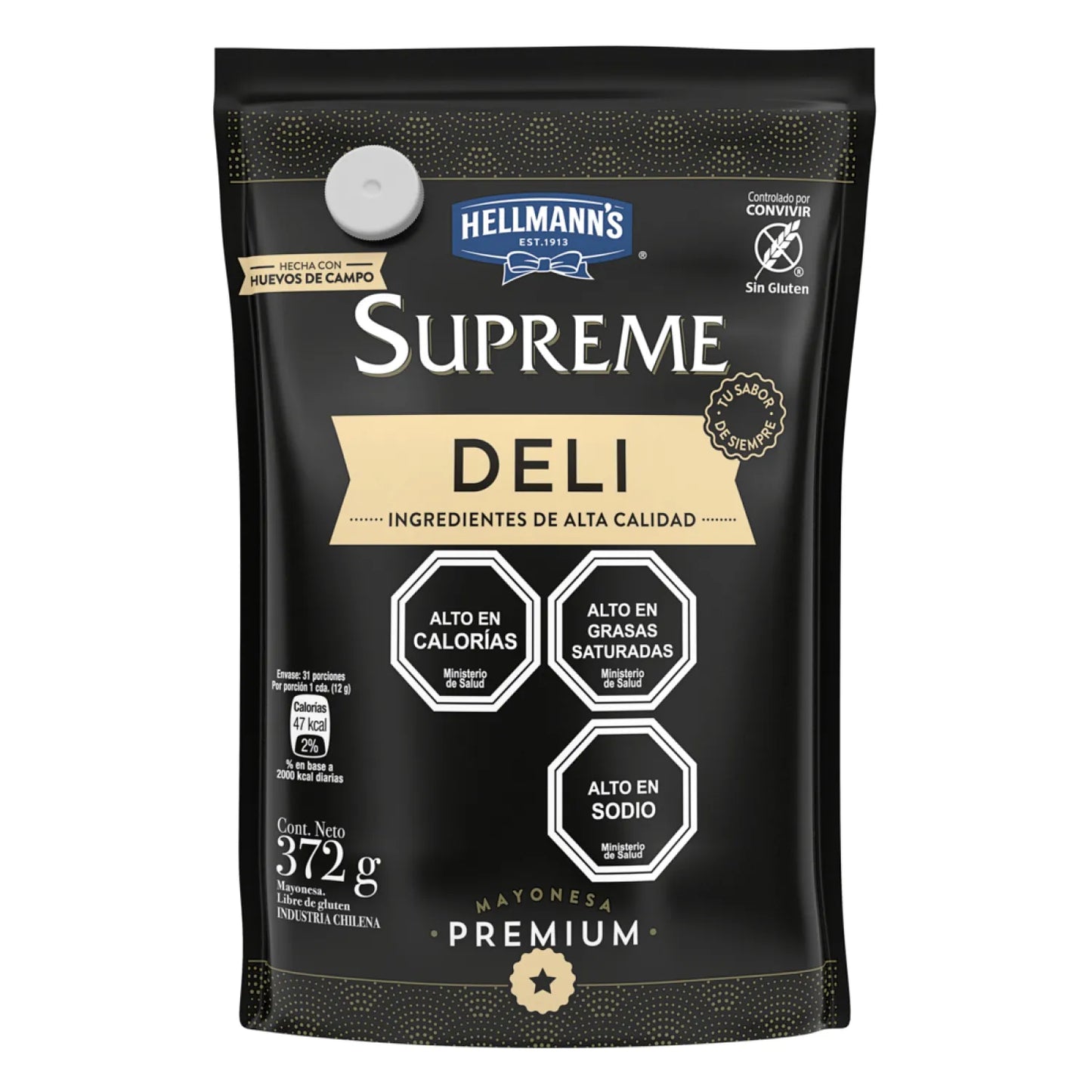 Mayonesa Hellmann's Supreme Deli 372g