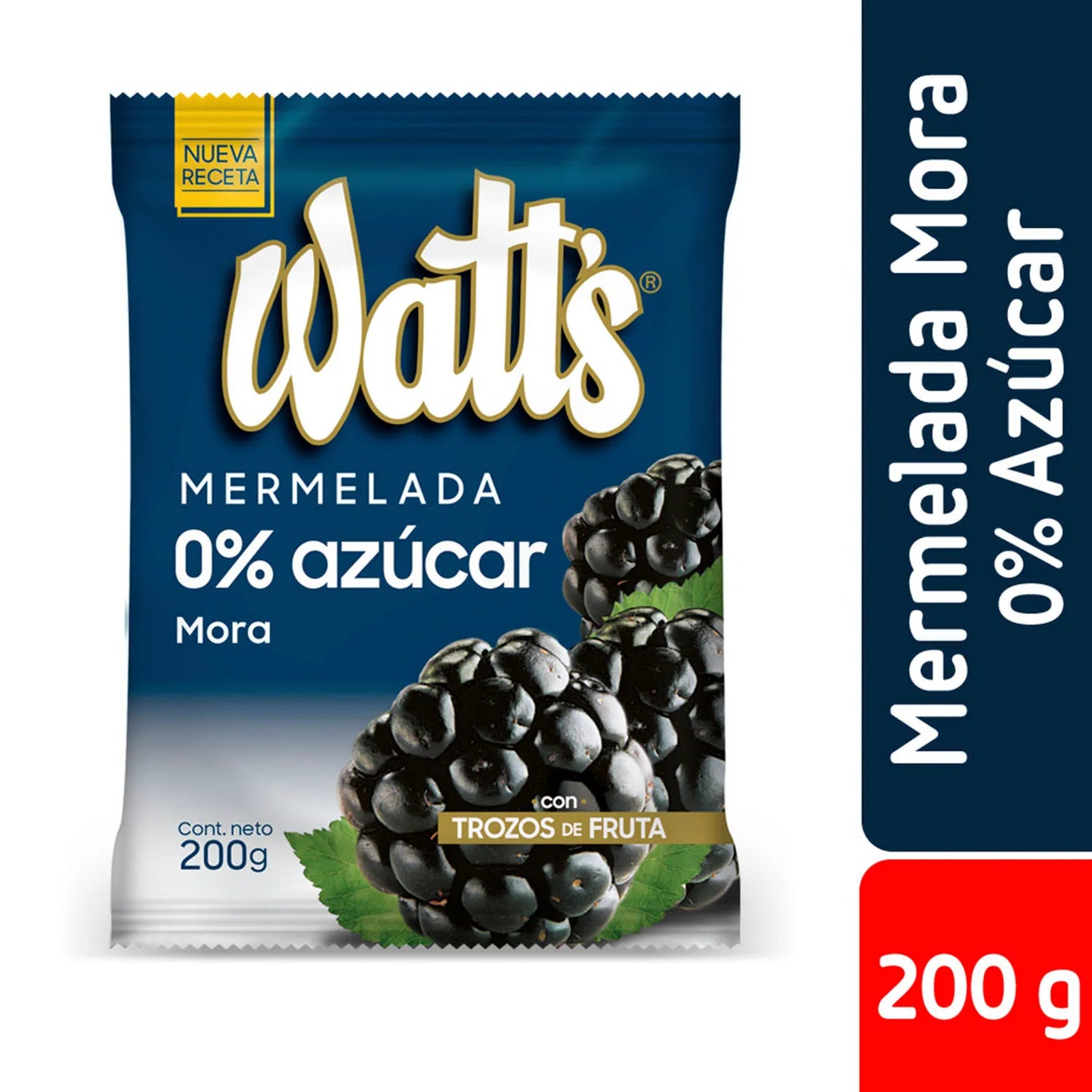 Mermelada Mora Sin Azucar Watts 200g