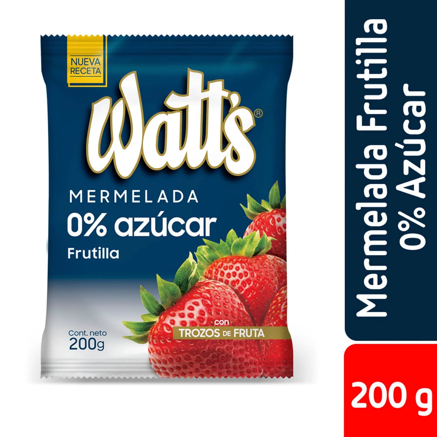 Mermelada Frutilla Sin Azucar Watts 200g