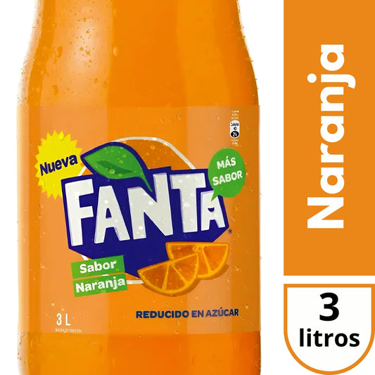 Bebida Fanta Desechable 3Lt