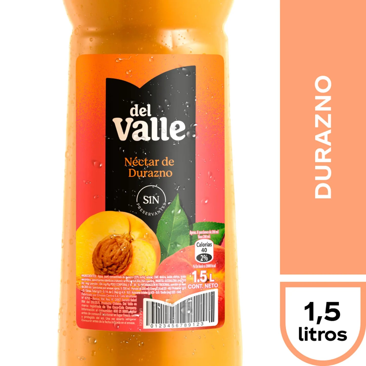 Nectar De Durazno Del Valle 1.5L