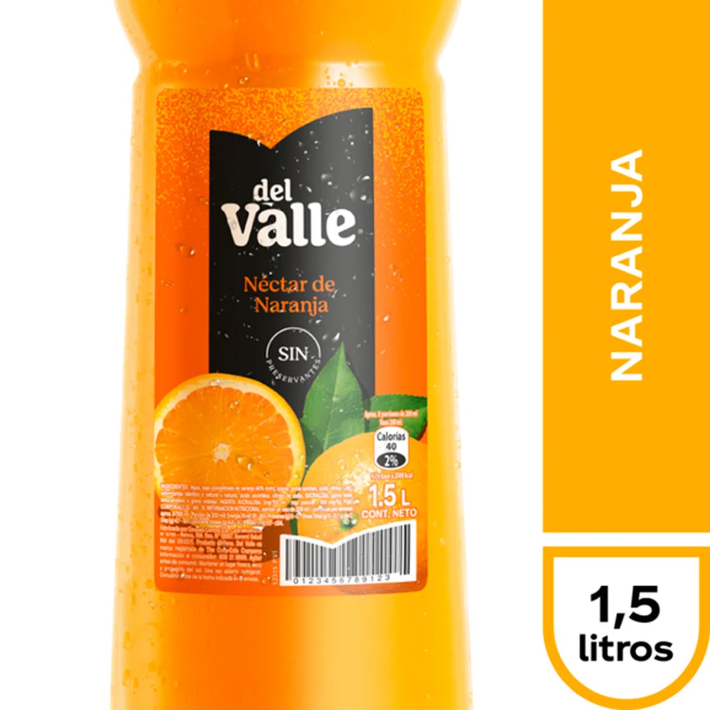 ANDINA DEL VALLE NARANJA 1.5LT