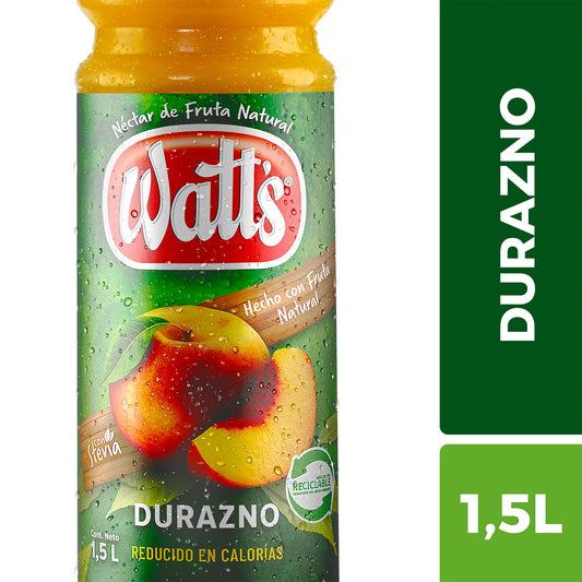 Néctar Watt's Durazno 1.5 Lt