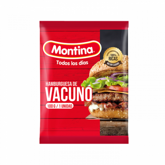 Hamburguesa de Vacuno Montina 100g