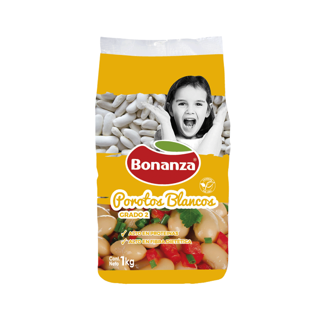 Porotos Blancos Bonanza 1Kg