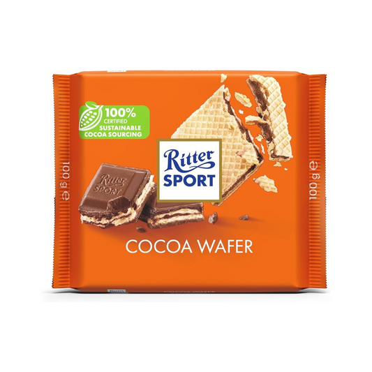 Chocolate Ritter Sport Cocoa Waffer 100g