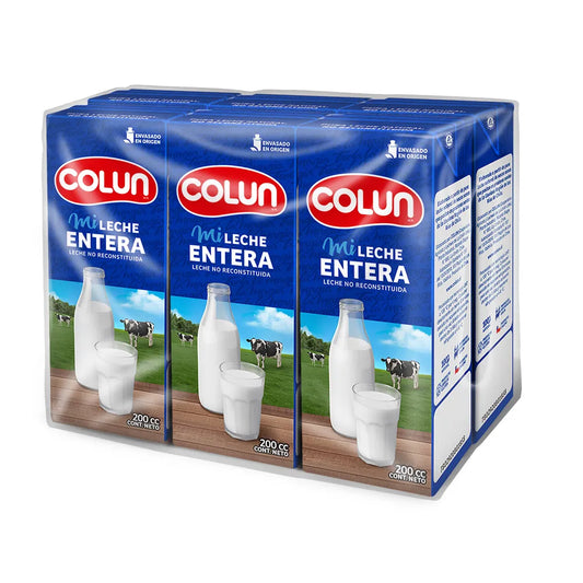 Pack Leche Entera Colun 6 Un