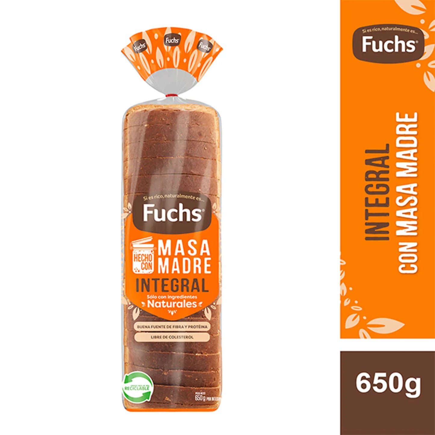 Pan de Molde Integral Fuchs 650g