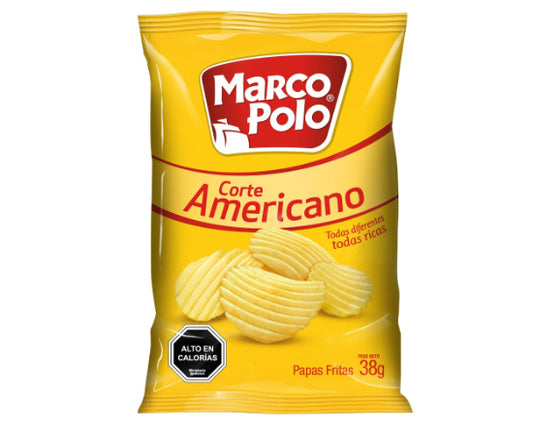 Papas Fritas Corte Americano Marco Polo 38g