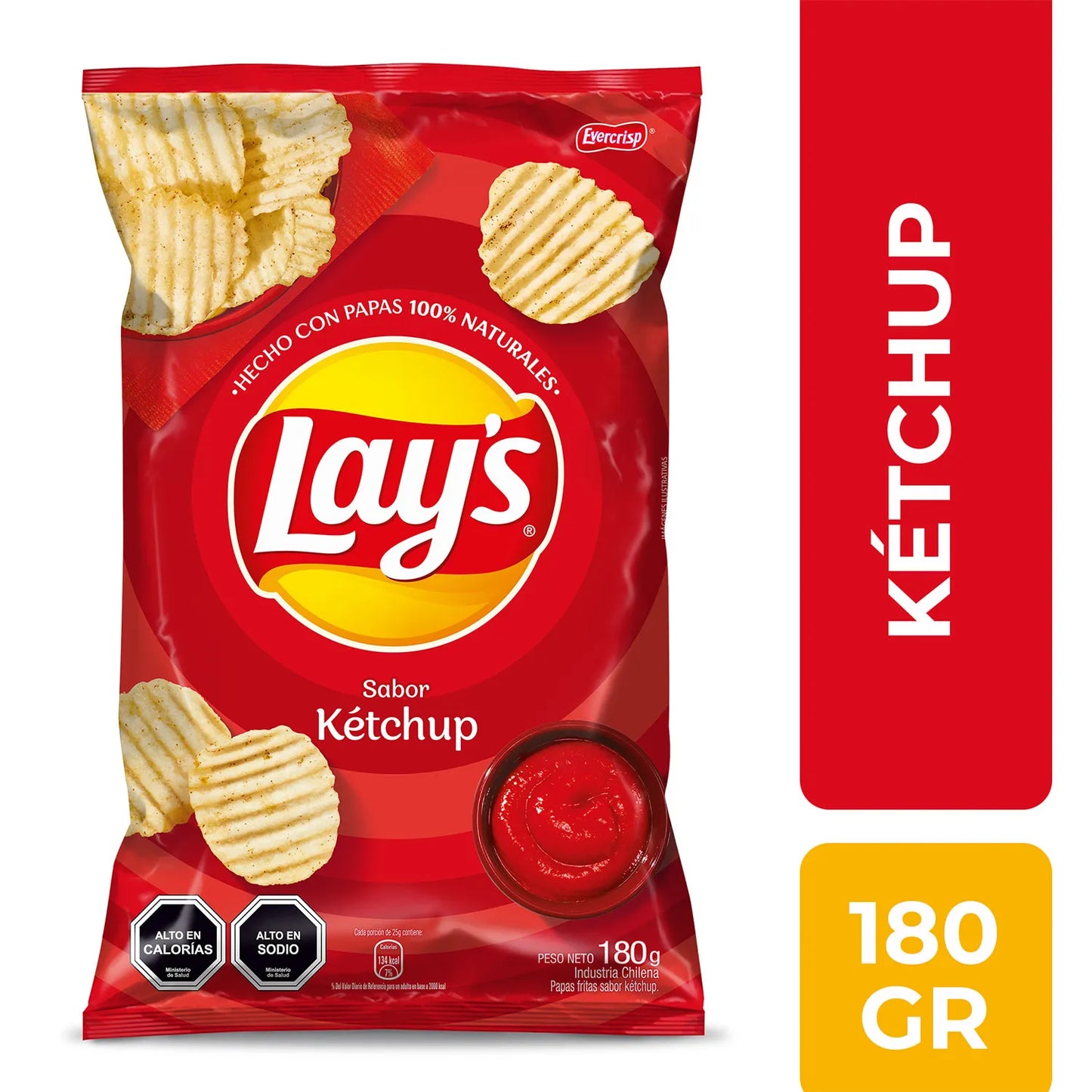 Papas Lays Ketchup 180g