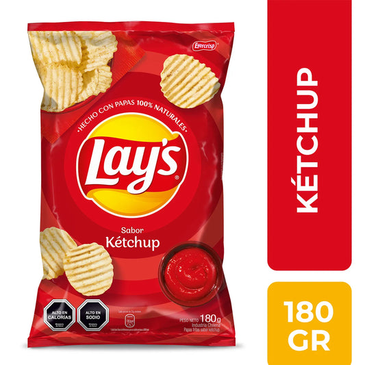 Papas Lays Ketchup 180g