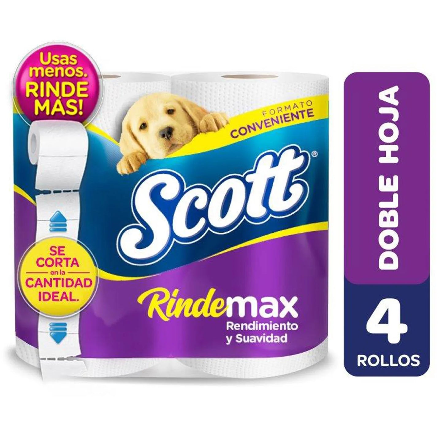 Papel Higiénico Rindemax Scott 4 Un