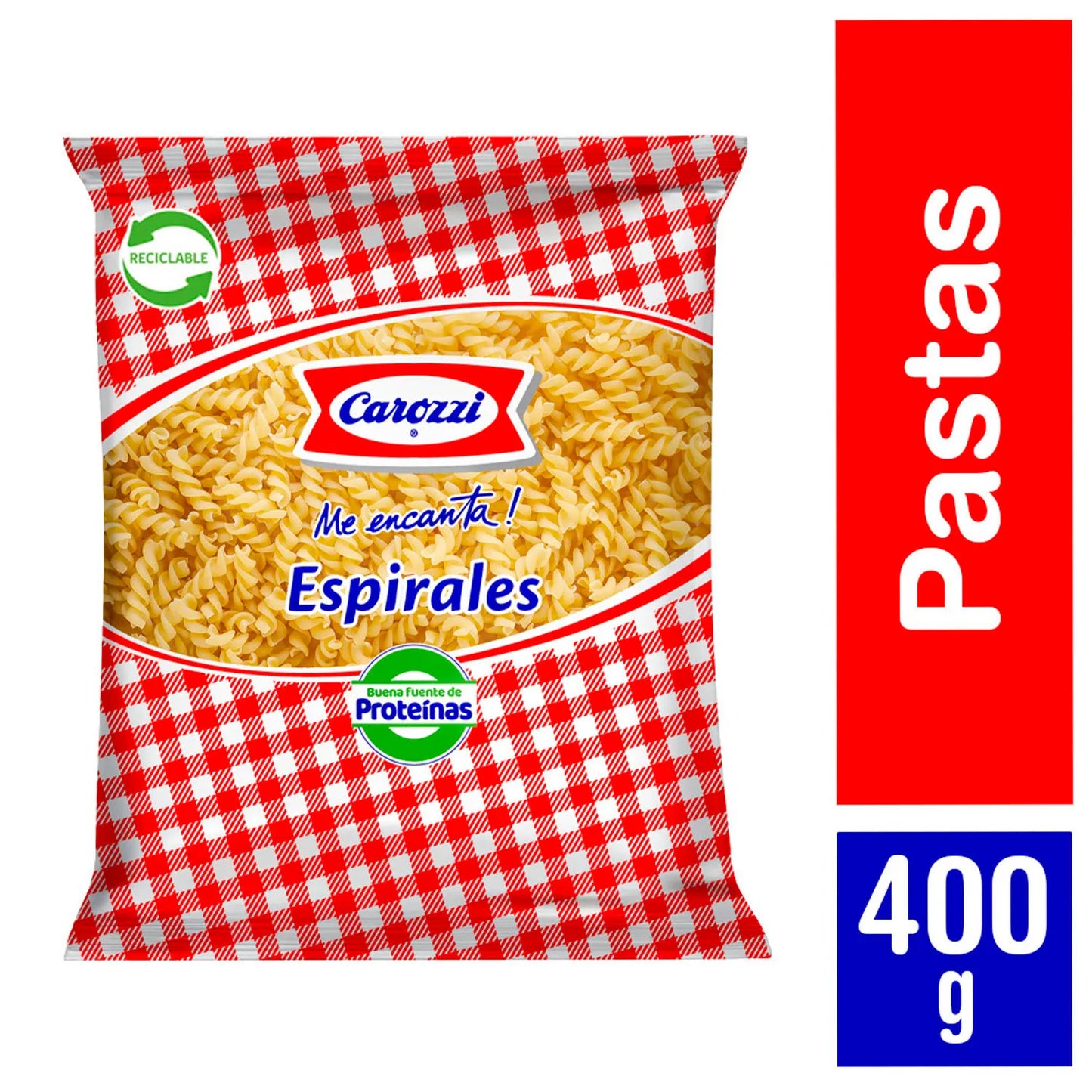 Pasta Espirales Carozzi 400g