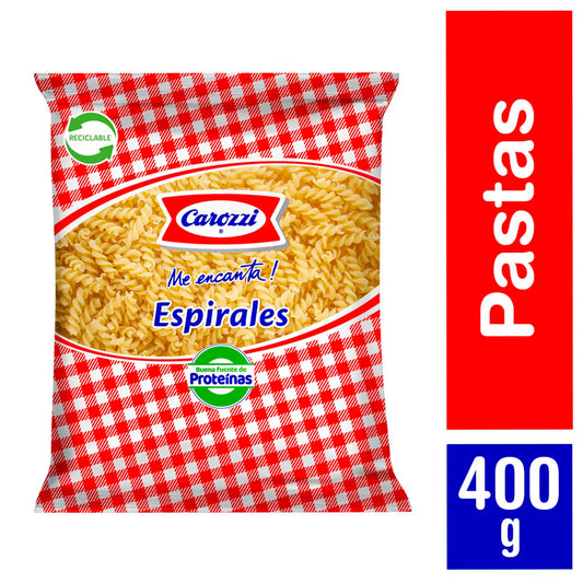 Pasta Espirales Carozzi 400g