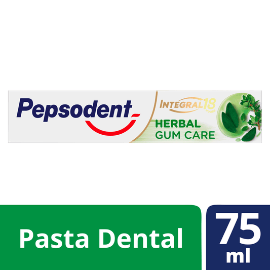 Pasta De Dientes Herbal Cuidadado18 Pepsodent 75ml