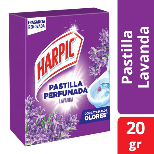 Harpic Pastilla Inodoro Lavanda 20G