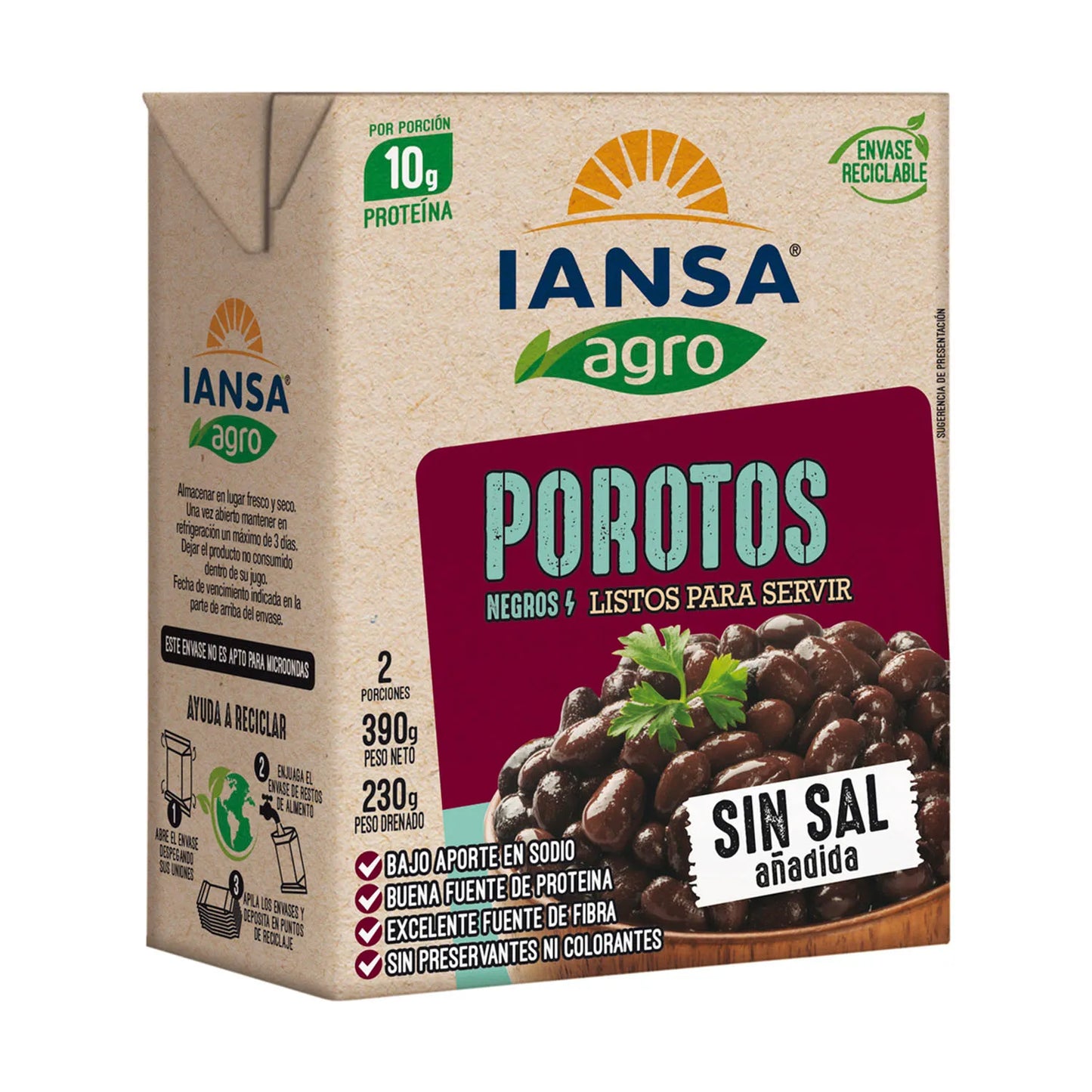 Porotos Ianza Agro 390 Gr