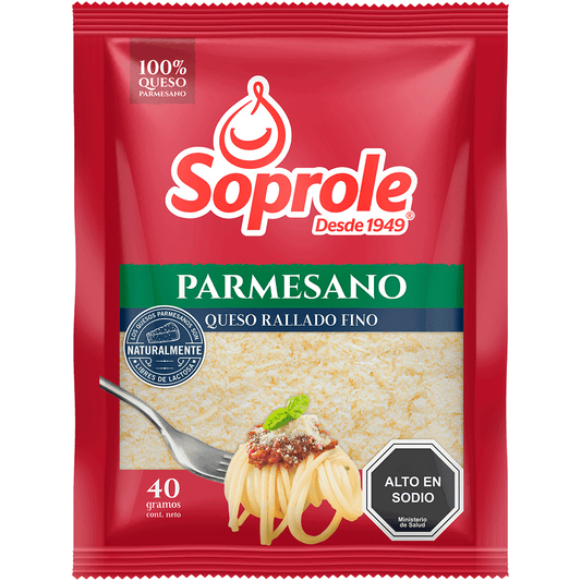 Queso Rallado Parmesano Sorpole 40 Gr