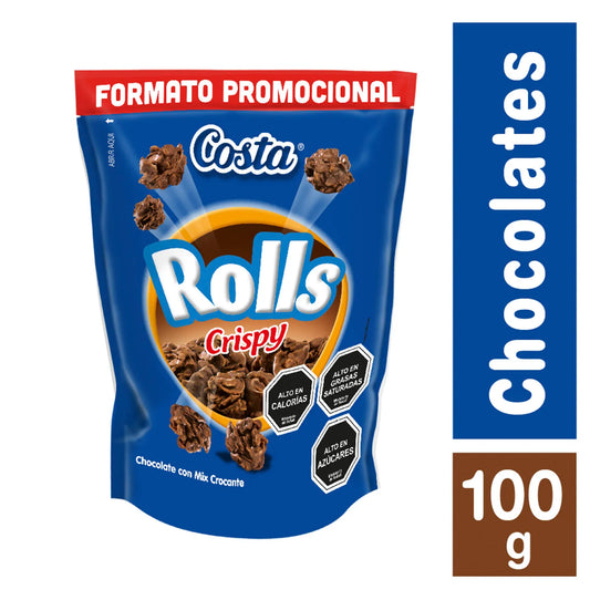 Chocolate Rolls Crispy 100g