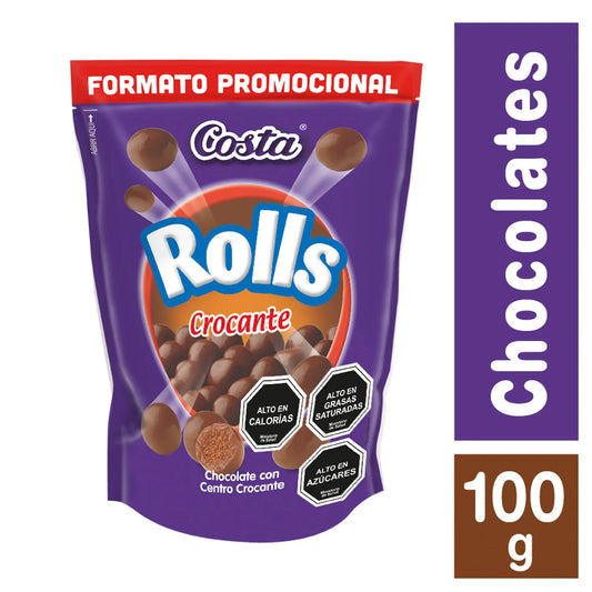 Chocolate Rolls Crocante 100g