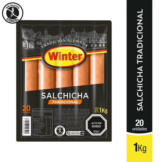 Salchicha Tradicional Winter 1 Kg