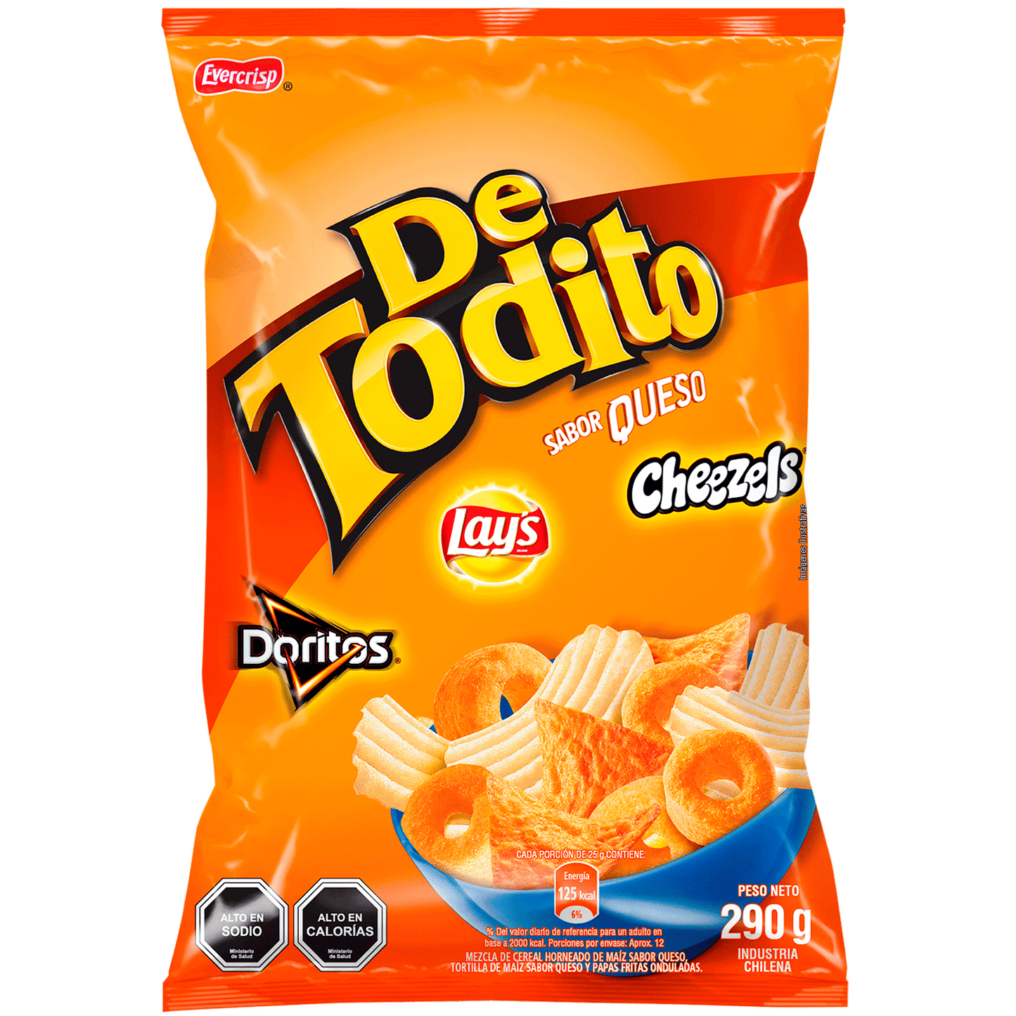 De Todito Queso Cheezels 290g