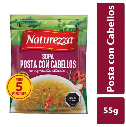 Sopa Posta con Cabellos Naturezza 55gr