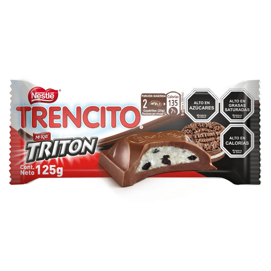 Chocolate Trencito Relleno Triton 125G