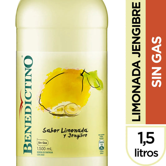 Benedictino Sabor Limonada Jengibre 1.5L