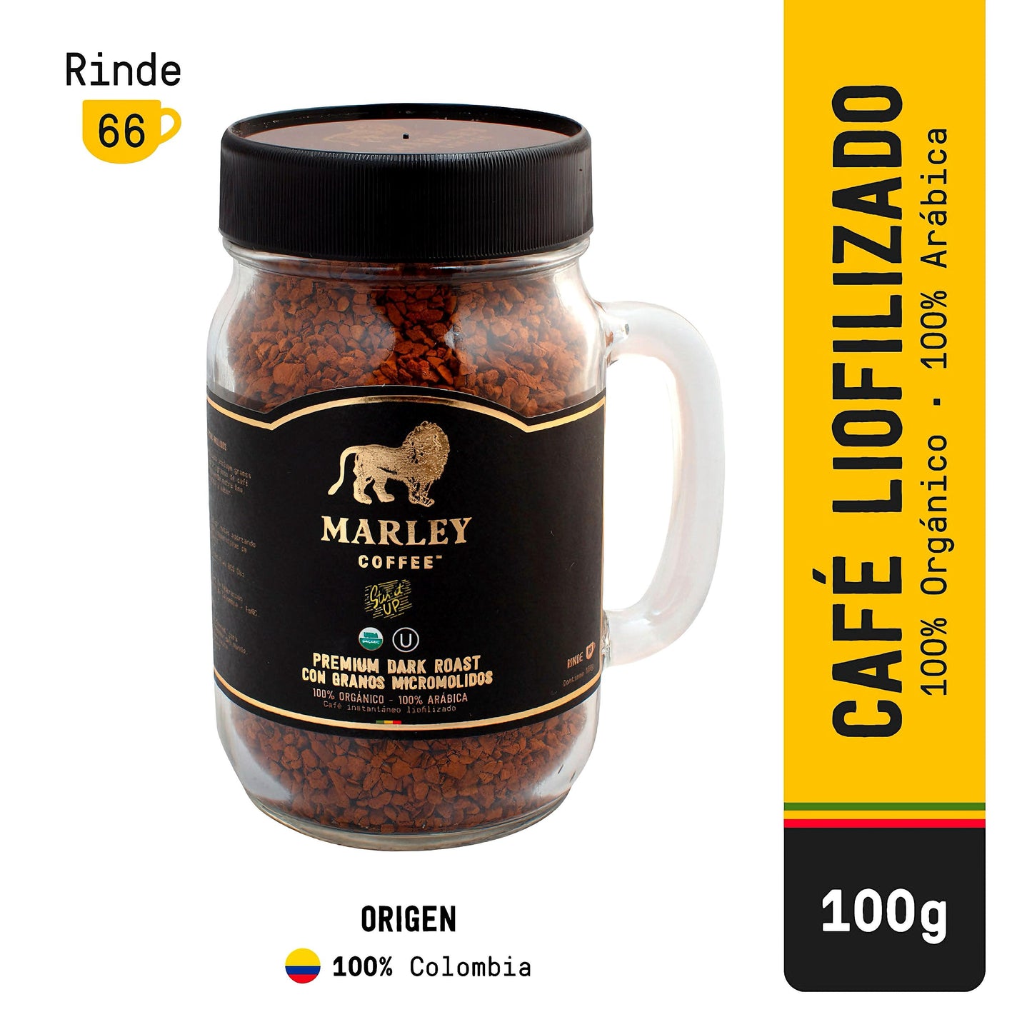 Café Liofilizado Stir It Up Coffe Marley 100g