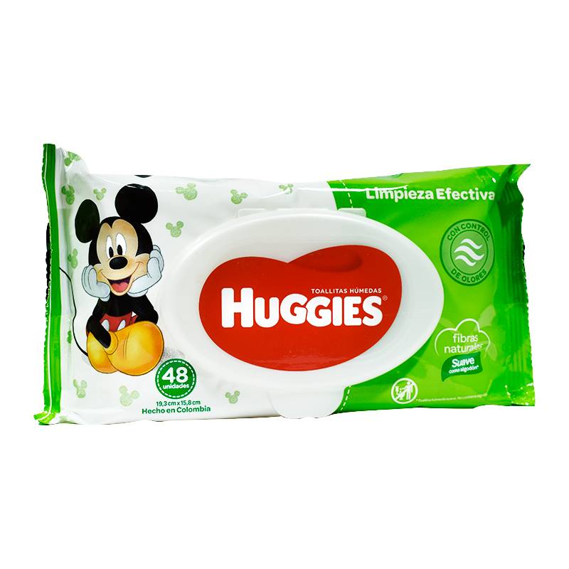 Huggies Toallas Humedas Active Fresh x 48 Unidades