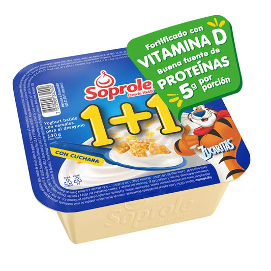 1+1 Zucaritas Soprole 140G