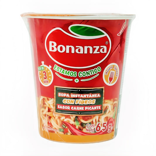 Sopa Instantánea Bonanza Carne Picante 65g