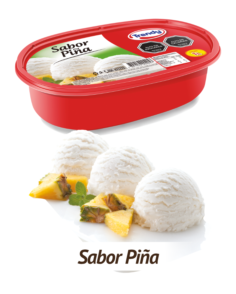 CASSATA PIÑA TRENDY 1 LTR