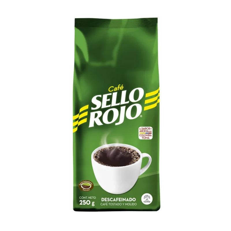 Café Descafeinado Sello Rojo 250 gr