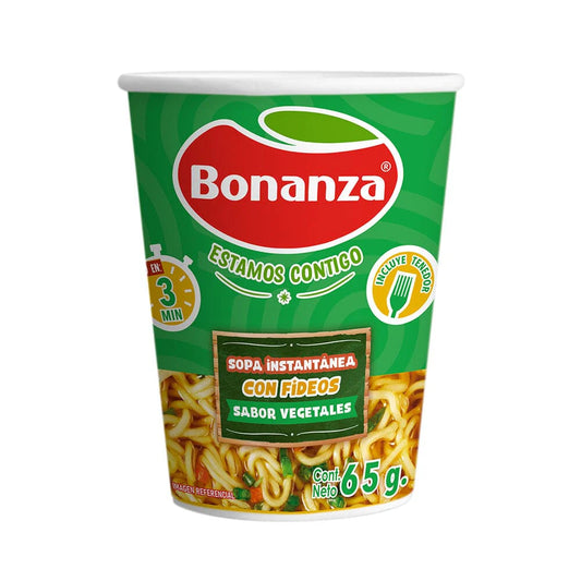 Sopa Instantánea Bonanza Vegetales 65g