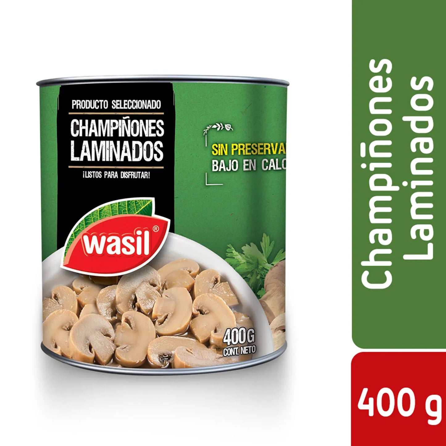 CHAMPIÑON WASIL LAMINADO 400 G