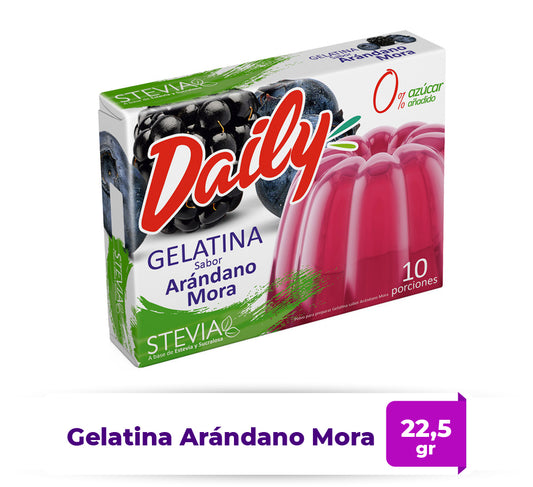 Gelatina Arandano Mora Daily 10 Porciones  22g