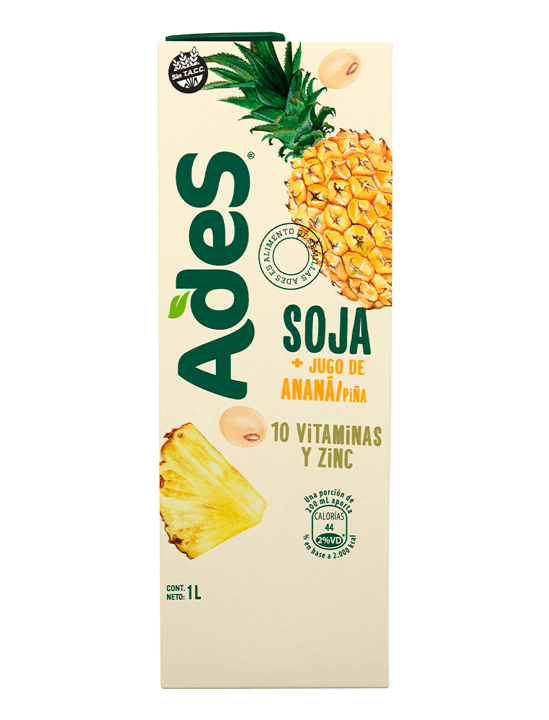 Jugo de Soja Piña Ades 1L