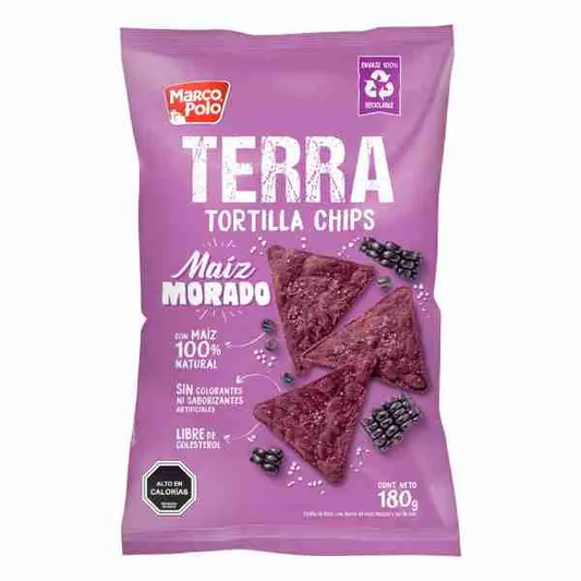 CHIPS MORADO MARCO POLO 180 G