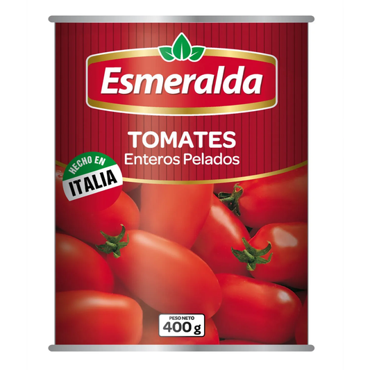 TOMATES ENTEROS PELADOS ESMERALDA 400 G