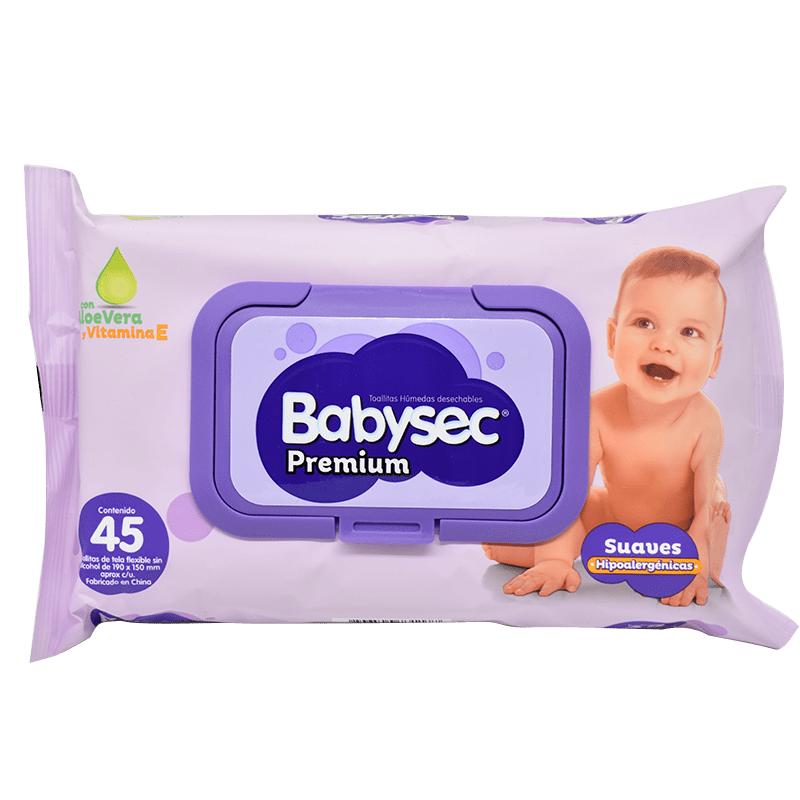 Toallitas Babysec Premium 45U