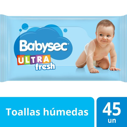 Toallitas Babysec Ultra Fresh 45 UN