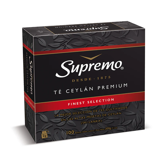 Te Supremo Ceylan Premium 100 Bolsitas