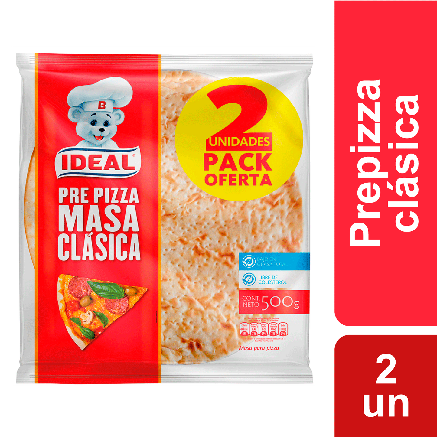 PREPIZZA CLASICA IDEAL 500G