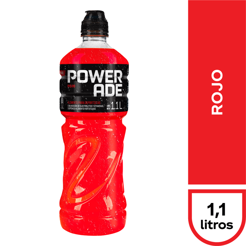 POWERADE ROJO 1LT